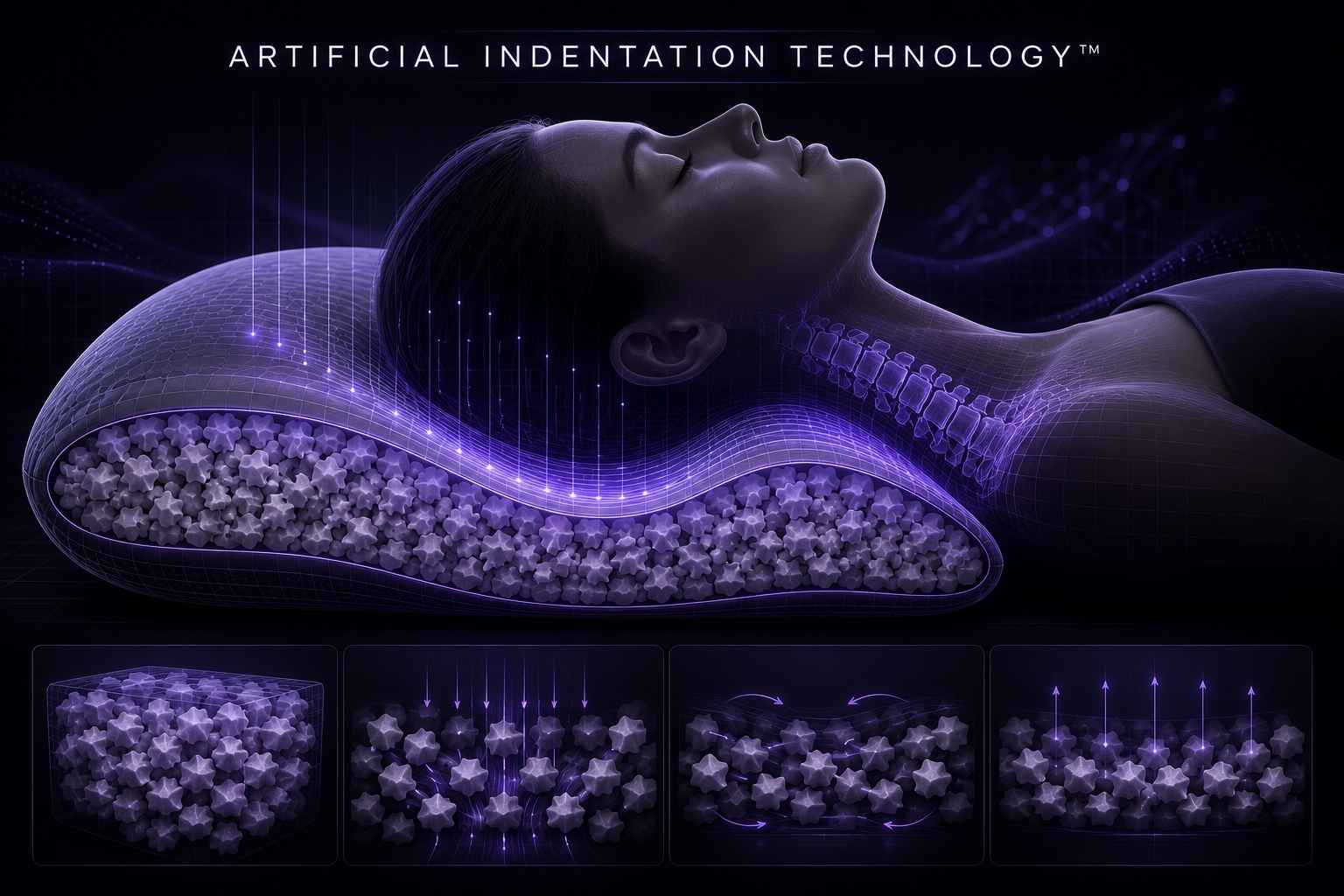 Anti-Allergy Sleep AI Pillow