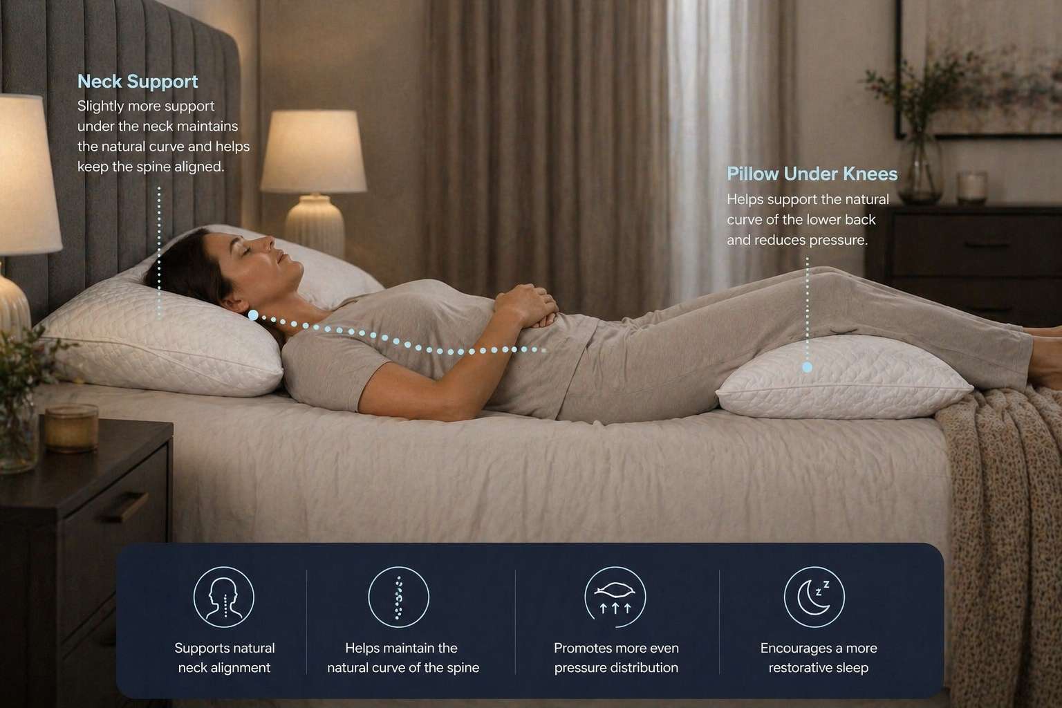 Anti allergy sleep is suitable for back sleepers 