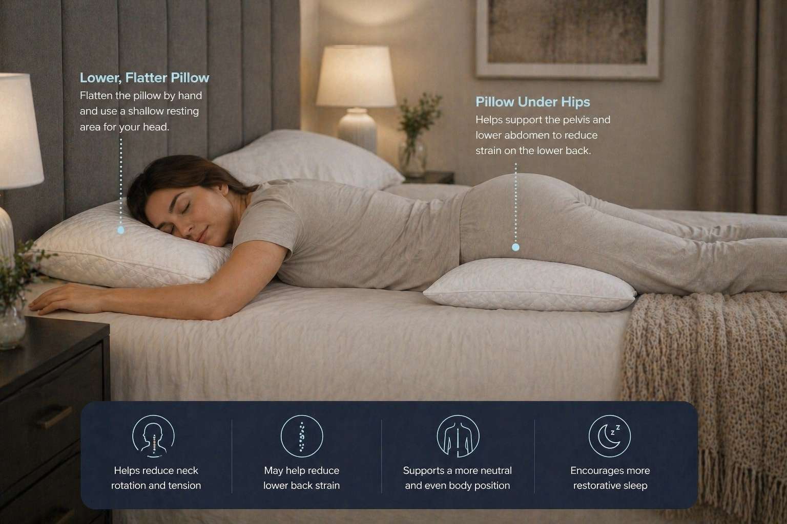 Anti allergy sleep is suitable for front sleepers 