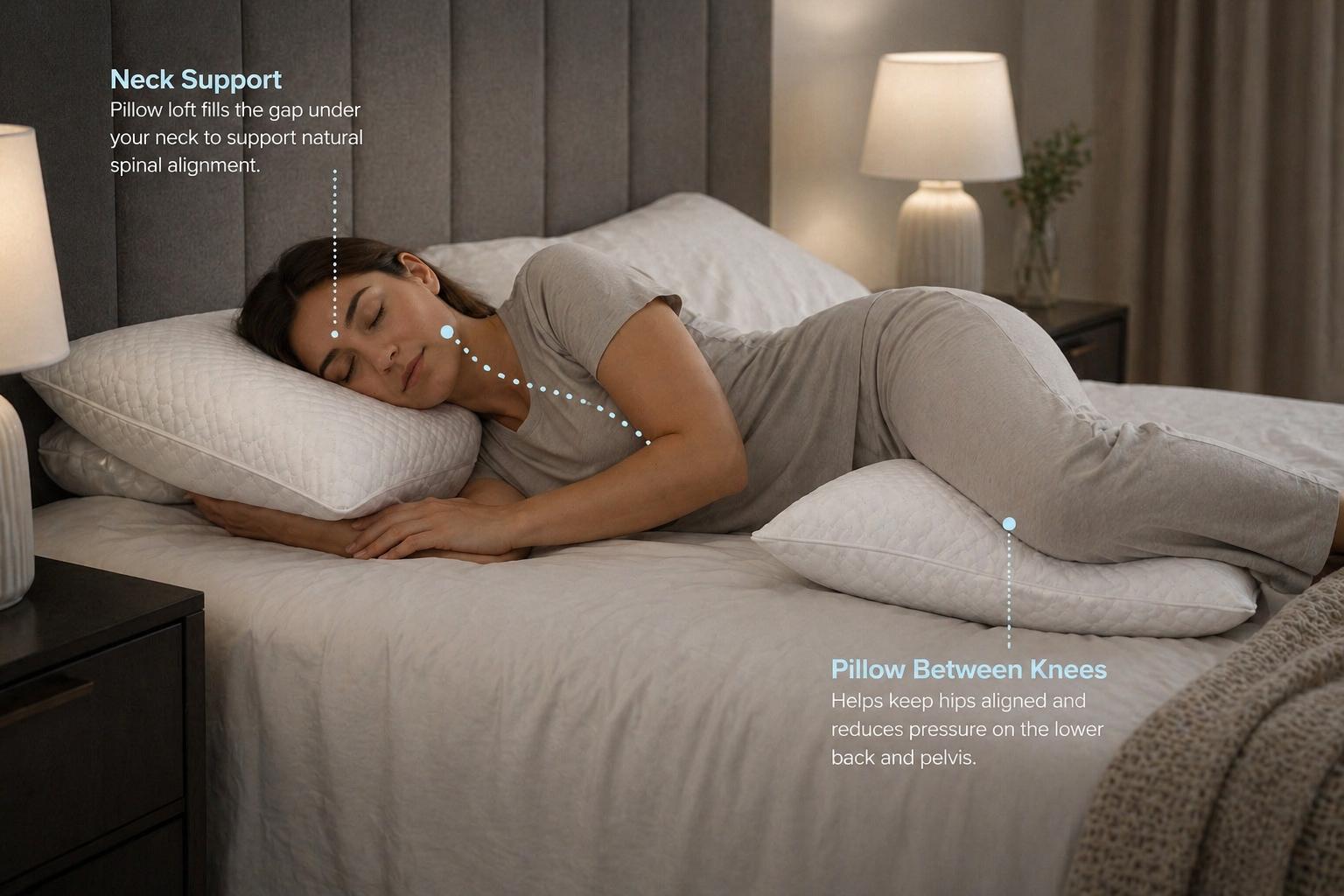Anti allergy sleep is suitable for side sleepers 