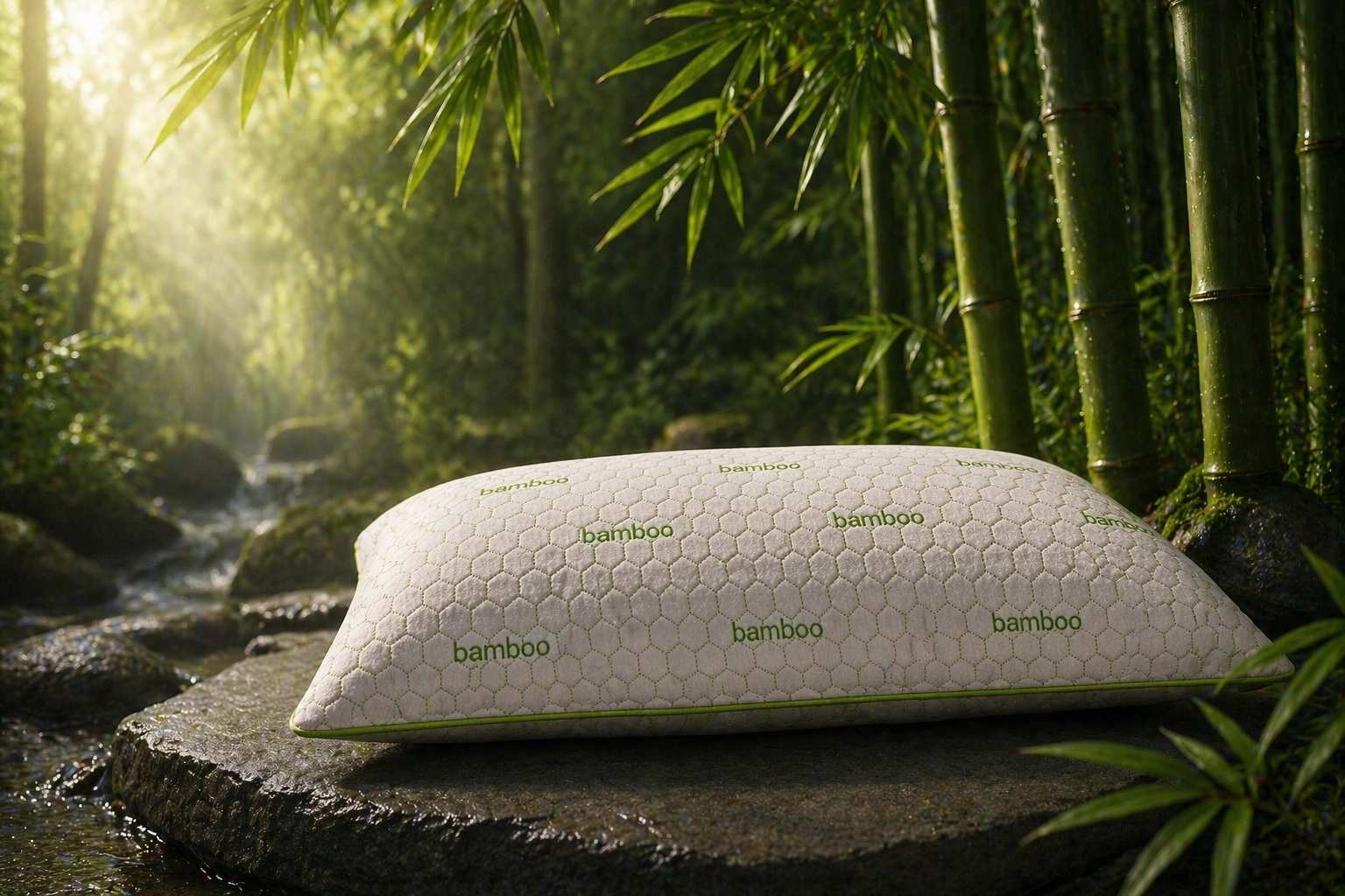 Bamboo Pillow Anti Allergy Sleep