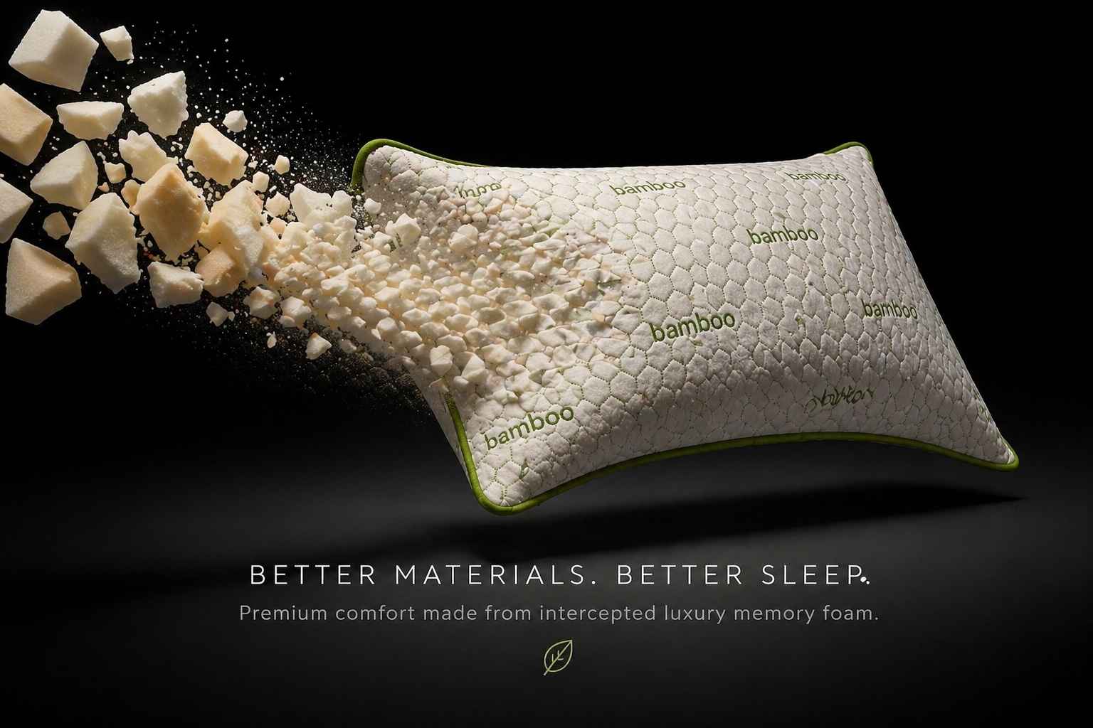 Anti Allergy Sleep Sustainable pillow zero waste pillow bedding 