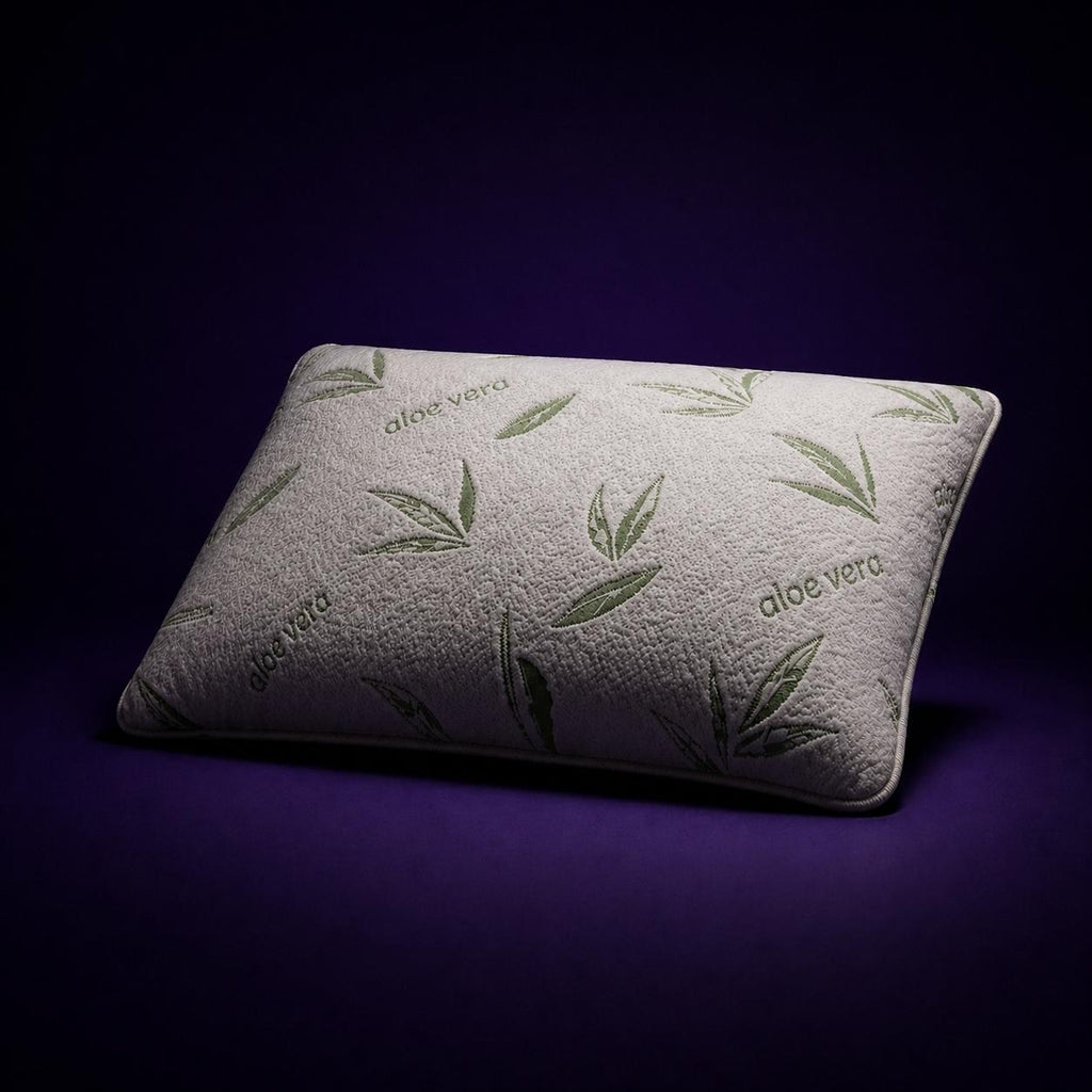 Aloe Vera Pillow | Hypoallergenic Anti Allergy Memory Foam Sensitive Skin Pillow