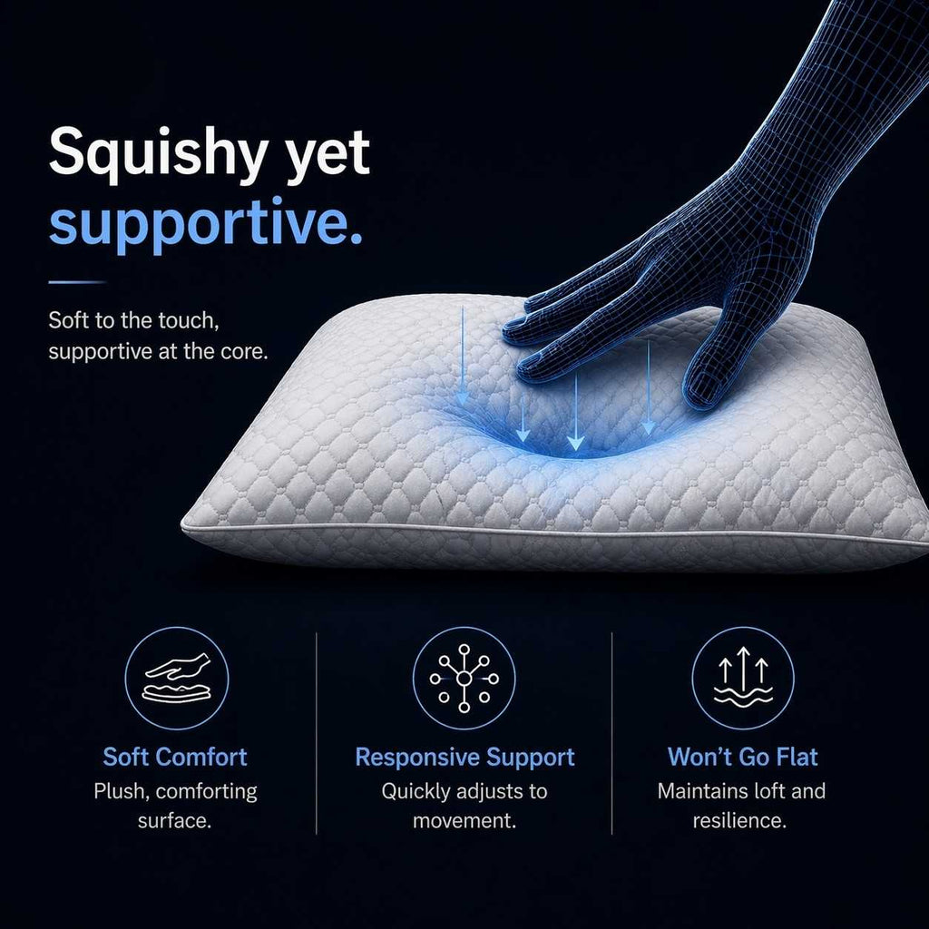 Original Hotel Pillow | Hypoallergenic Anti Allergy Memory Foam Hotel Pillow UK