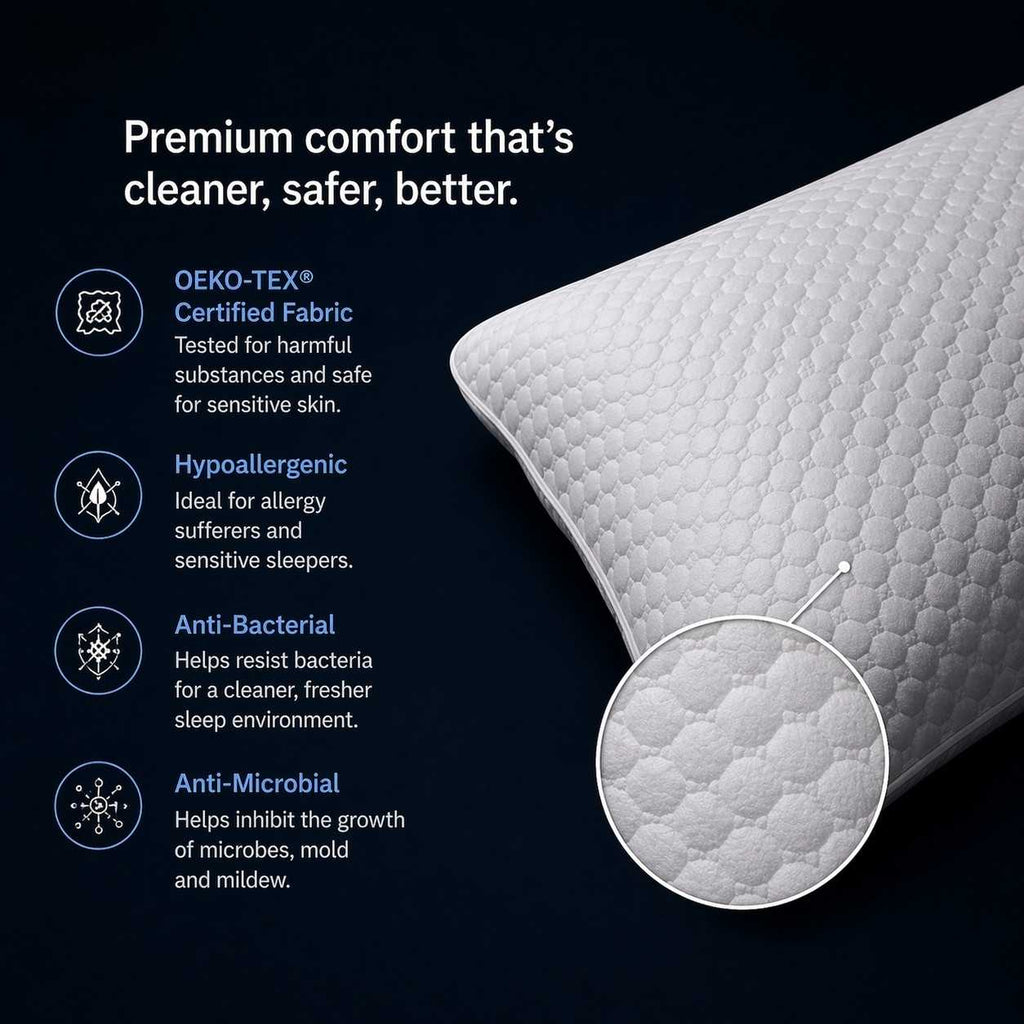 Original Hotel Pillow | Hypoallergenic Anti Allergy Memory Foam Hotel Pillow UK