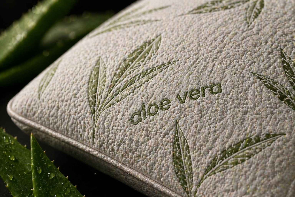 Aloe Vera Pillow | Hypoallergenic Anti Allergy Memory Foam Sensitive Skin Pillow