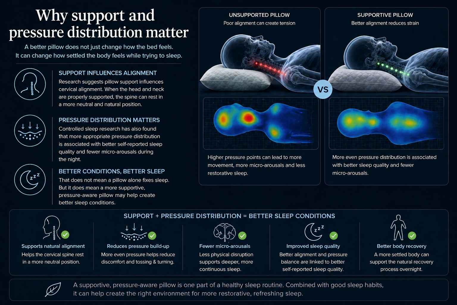 why support from your anti allergy sleep pillow matters